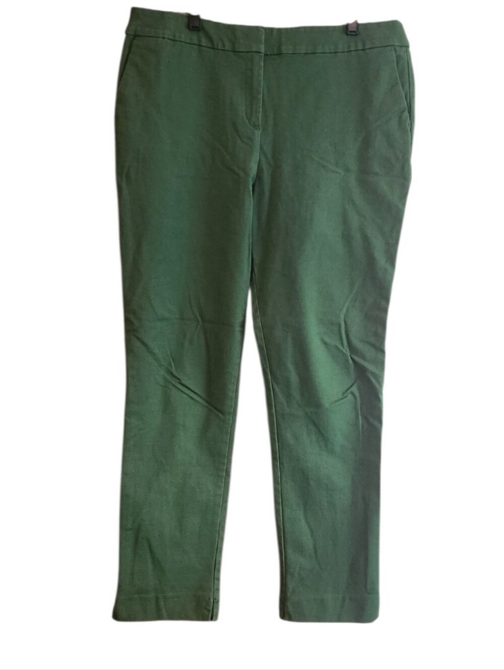 Boden Dark Green Cropped Ankle Pants